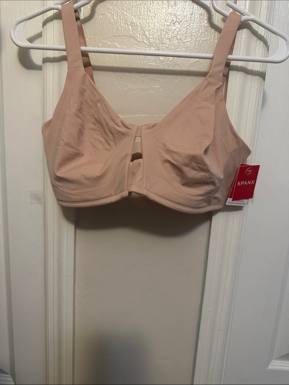 SPANX Blush Nude Wireless Full-Coverage Bra
